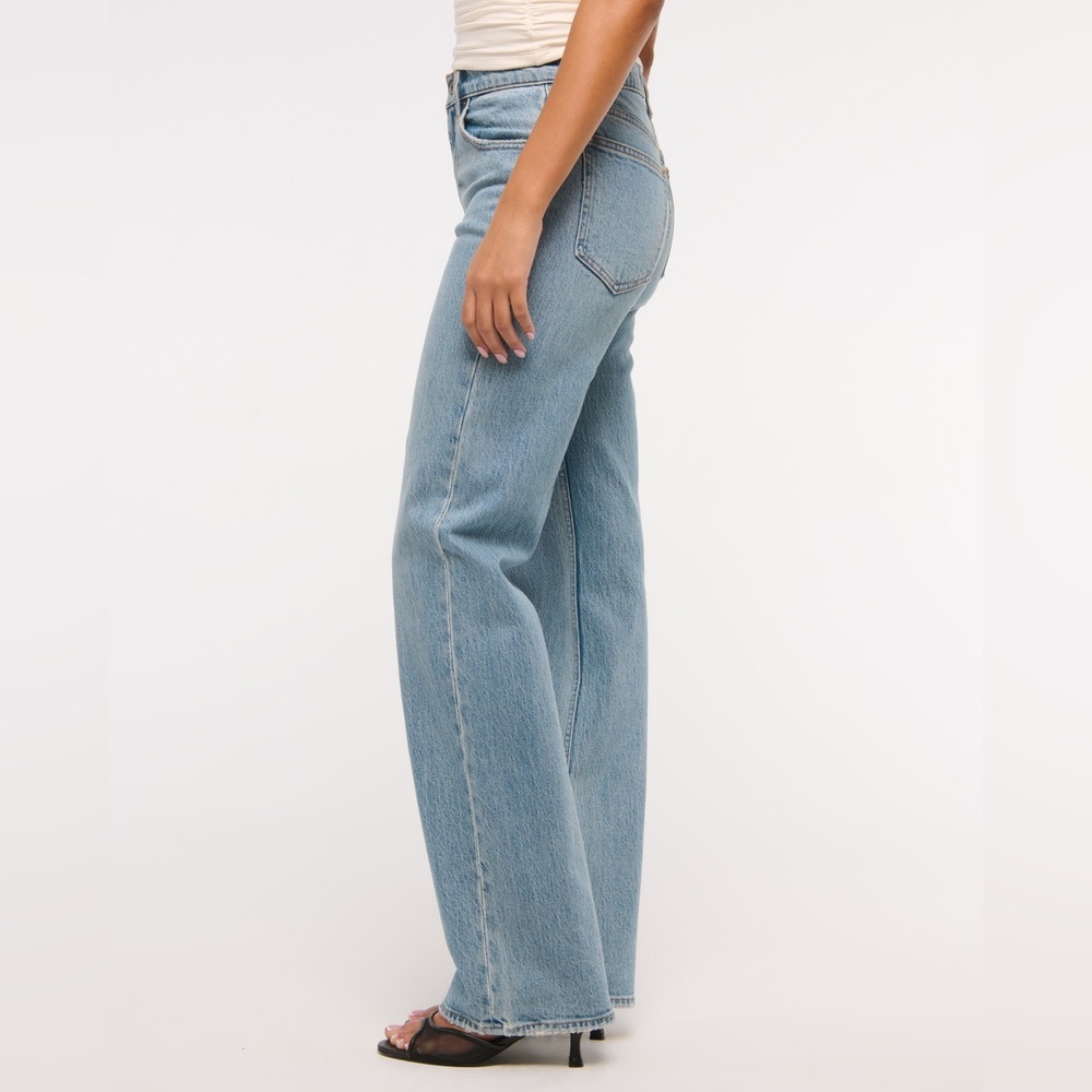 Abercrombie & Fitch Light Blue Women Jeans - Picture 2 of 9